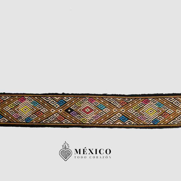 Mexican Folkloric belt day of the dead 5 de Mayo colorfull mexico todo corazon - Picture 2 of 4